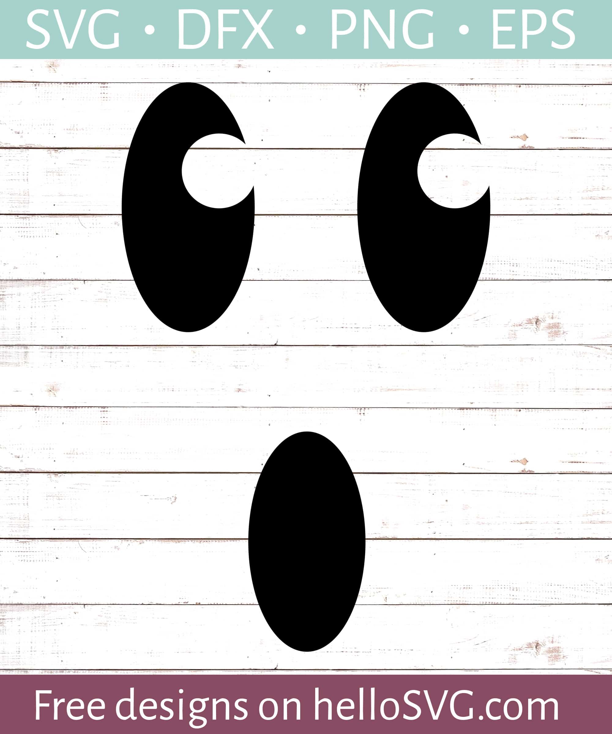 Ghost Face SVG Free SVG Files HelloSVG