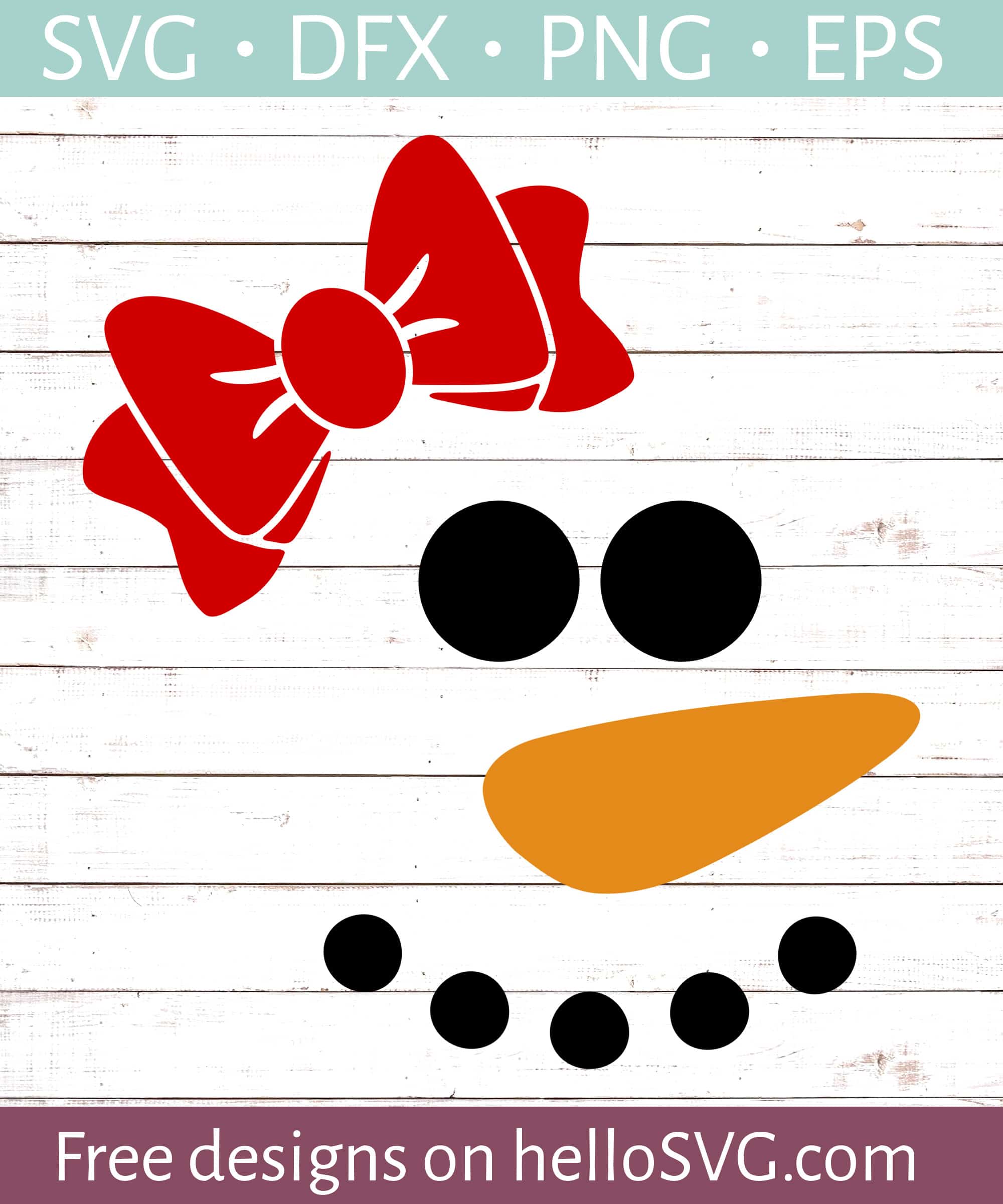 Snowman Face Girl Svg Free Svg Files Hellosvg Com